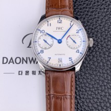 SA급 아이더블유씨 남성용 포루투기즈 IW501702 오토매틱 7데이즈 스틸 로즈골드 화이트 다이얼 IWC0403 xx