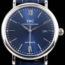 SA급 아이더블유씨 남성용 포르토피노 IW356512 오토매틱 센트럴 해킹 세컨즈 블루 다이얼 오토매틱 무브먼트 IWC0134 xx