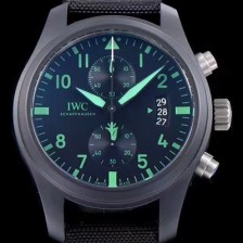 SA급 아이더블유씨 남성용 1:1베스트 에디션 탑건 세라믹 V6F 블랙다이얼 IWC0202 xx