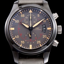 SA급 아이더블유씨 남성용 파일럿 탑건 IW388002 미라마 세라믹 빈티지 에디션 브라운다이얼 IWC0452 xx