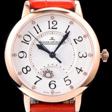 SA급 예거르꿀르뜨 남성용 랑데부 나잇&데이 3462490 레이디 워치 18K 로즈골드 문페이즈 화이트 텍스쳐드 다이얼 오토매틱 무브먼트 JAG0420 xx