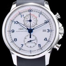 SA급 아이더블유씨 남성용 요트클럽 화이트 다이얼 오토매틱 무브먼트 IWC0234 xx