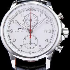 SA급 아이더블유씨 남성용 요트클럽 화이트 다이얼 오토매틱 무브먼트 IWC0230 xx