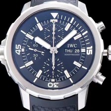 SA급 아이더블유씨 남성용 아쿠아타이머 크로노그래프 V6F 1:1 베스트 에디션 블랙 다이얼 IWC0200 xx