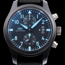 SA급 아이더블유씨 남성용 에디션 탑건 IW388003 세라믹 블랙다이얼 IWC0201 xx