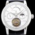 SA급 예거르쿨트르 남성용 마스터 그랑 트래디션 5043480 퀀템 퍼페추얼 화이트 다이얼 아시안 투어빌론 탑재 무브먼트 JAG0411 xx