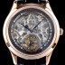 SA급 예거르쿨트르 남성용 신형 마스터 그랜드 투어빌론 18K 로즈골드 케이스 쥬얼 다이아몬드 인덱스 블랙&실버 스켈레톤 다이얼 투어빌론 무브먼트 JAG0402 xx