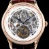 SA급 예거르쿨트르 남성용 신형 마스터 그랜드 투어빌론 18K 로즈골드 케이스 1:1 수공 맞물림 형식의 쥬얼라인 화이트&실버 스켈레톤 다이얼 투어빌론 무브먼트 JAG0404 xx