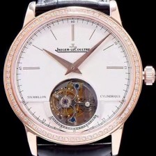 SA급 예거르쿨트르 남성용 마스터 화이트 다이얼 투어빌론 무브먼트 JAG4250 xx