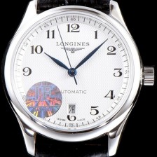 SA급 론진 남성용 마스터 L2.628.4.78.3 스테인레스 스틸 화이트다이얼 LON4201 xx