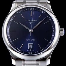 SA급 론진 남성용 사이먼 베어커 워치!! 마스터 컬렉션 L2.793.4.92.0 라운드형 38.5MM 데이트 UP!! 선레이 블루 다이얼 브레이슬릿 오토매틱 무브먼트 LON0401 xx