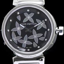 SA급 루이비통 남성용 탕부르 블랙 다이얼 쿼츠 무브먼트 LOU4202 xx