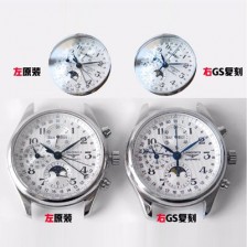 SA급 론진 남성용 BEST UP!! 마스터 컬렉션 L2.773.4.78.6 문페이즈 크로노그래프 베스트 모델 화이트 발리콘 다이얼 오토매틱 L.687 무브먼트 LON0424 xx