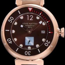 SA급 루이비통 남성용 탕부르 브라운 다이얼 오토매틱 무브먼트 LOU4215 xx