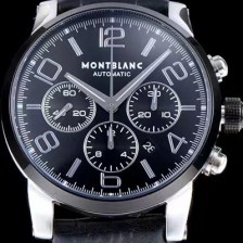 SA급 몽블랑 남성용 타임워커 크로노 SS 블랙 다이얼 MON42003 xx