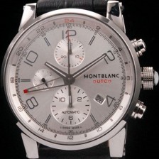 SA급 몽블랑 남성용 타임워커 크로노 SS 실버 다이얼 43mm MON4234 xx