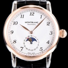 SA급 몽블랑 남성용 박서준이 선택한 드라마 속 그 시계!! U0117327 스타 레거시 문페이즈 아이코닉 스타 컬력션 화이트 다이얼 오토매틱 무브먼트 MON0400 xx