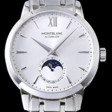 SA급 몽블랑 남성용 헤리티지시리즈 실버 다이얼 오토매틱 무브먼트 MON42014 xx