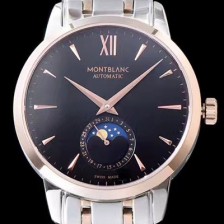 SA급 몽블랑 남성용 헤리티지시리즈 블랙 다이얼 오토매틱 무브먼트 MON42003 xx