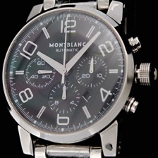 SA급 몽블랑 남성용 몽블랑 타임워커 크로노 SS 블랙 다이얼 MON4222 xx