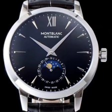 SA급 몽블랑 남성용 헤리티지시리즈 블랙 다이얼 오토매틱 무브먼트 MON42010 xx