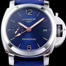 SA급 파네라이 남성용 루미노르 1950 3 데이스 pam00688 지엠티 오토매틱 Cal. P9001 무브먼트 블루 다이얼 PAN0220 xx