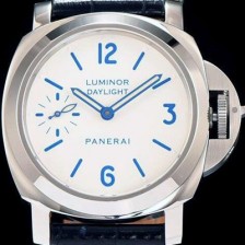 SA급 파네라이 남성용 루미노르 화이트 다이얼 오토매틱 무브먼트 PAN1202 xx