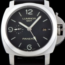 SA급 파네라이 남성용 루미노르1950 지엠티 PAM00320 3Days 오토매틱 Cal. P.9001 무브먼트 블랙 다이얼 PAN0222 xx