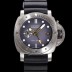 SA급 파네라이 남성용 서브머시블 GMT 네이비 씰 PAM01323 오토매틱 Cal P. 900 타입 44mm 우레탄줄 그레이 다이얼 pan5210 xx
