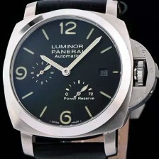 SA급 파네라이 남성용 루미너 플라이배크 블랙 다이얼 PAN0451 xx