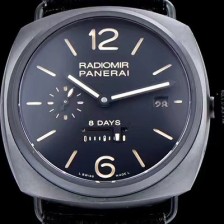 SA급 파네라이 남성용 레디오미르수동형 무브먼트 블랙 다이얼 41mm PAN0240 xx