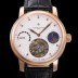 SA급 바쉐런콘스탄틴남성용 트레디셔널 투어빌론 오토매틱 문페이즈 44mm 18K 로즈골드 가죽줄 화이트다이얼 vac27348 xx