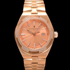 SA급 바쉐런 콘스탄틴 여성용 오버시즈 4605V200R-B968 18K 로즈골드 오토매틱 무브먼트 35mm 샴페인 다이얼 vac1145 xx