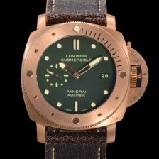 SA급 파네라이 남성용 서브머서블 1950 3데이즈 브론즈 PAM00382 오토매틱 그린 다이얼 PAN0415 xx