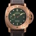 SA급 파네라이 남성용 서브머서블 1950 3데이즈 브론즈 PAM00382 오토매틱 그린 다이얼 PAN0415 xx