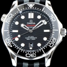 SA급 오메가 남성용 시마스터 231.10.43.22.03.001 다이버 300M 오메가 코-액시얼 마스터 크로노미터 블랙 다이얼 오토매틱 무브먼트 OMG0521 xx