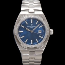 SA급 바쉐런 콘스탄틴 여성용 오버시즈 4605V200A-B971 오토매틱 무브먼트 35mm 블루 다이얼 vac1141 xx