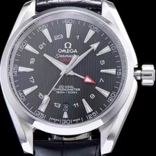 SA급 오메가 남성용 시마스터 지엠티 블랙 다이얼 오토매틱 무브먼트 OMG0320 xx