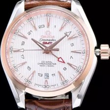 SA급 오메가 남성용 시마스터 지엠티 화이트 다이얼 오토매틱 무브먼트 OMG0321 xx