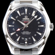 SA급 오메가 남성용 시마스터 231.10.43.22.01.001 VS사 아쿠아 테라 150M 오메가 코-액시얼 크로노미터 지엠티 43MM 블랙 다이얼 브레이슬릿 오토매틱 무브먼트 OMG0540 xx