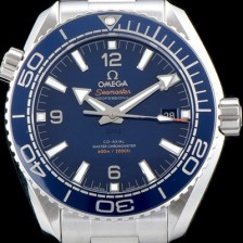 SA급 오메가 남성용 시마스터 플래닛 오션600M 215.30.44.21.03.001 코-액시얼 마스터 크로노미터 블루 다이얼 브레이슬릿 오토매틱 무브먼트 OMG05067 xx