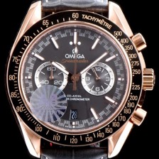 SA급 오메가 남성용 스피드마스터 329.53.44.51.03.001 18K 로즈골드 레이싱 코-액시얼 마스터 크로노미터 타키미터 크로노그래프 그레이 다이얼 일본 수입산 쿼츠 무브먼트 OMG0542 xx