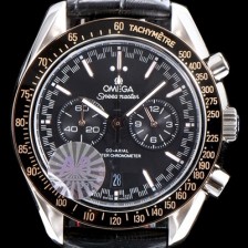 SA급 오메가 남성용 스피드마스터 329.32.44.51.01.001 레이싱 코-액시얼 마스터 크로노미터 타키미터 크로노그래프 블랙 다이얼 일본 수입산 쿼츠 무브먼트 OMG00001 xx
