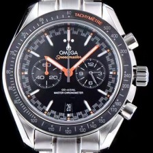 SA급 오메가 남성용 스피드마스터 329.30.44.51.01.002 레이싱 코-액시얼 마스터 크로노미터 타키미터 크로노그래프 브레이슬릿 블랙 다이얼 일본 수입산 쿼츠 무브먼트 OMG0540 xx