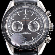 SA급 오메가 남성용 스피드마스터 329.23.44.51.06.001 레이싱 코-액시얼 마스터 크로노미터 타키미터 크로노그래프 그레이 다이얼 일본 수입산 쿼츠 무브먼트 OMG00004 xx