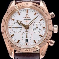 SA급 오메가 남성용 스피드마스터 1957 화이트 다이얼 오토매틱 무브먼트 OMG0341 xx