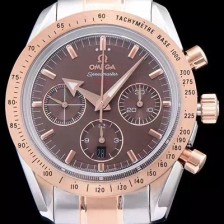 SA급 오메가 남성용 스피드 마스터 브라운 다이얼 오토매틱 무브먼트 OMG0010 xx