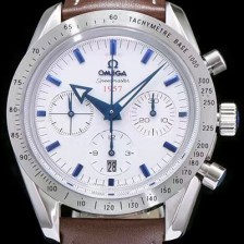 SA급 오메가 남성용 스피드마스터 1957 화이트 다이얼 오토매틱 무브먼트 OMG0343 xx