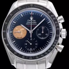 SA급 오메가 남성용 스피드마스터 아폴로 II 블랙 다이얼 핸드 와인딩 무브먼트 OMG0003 xx