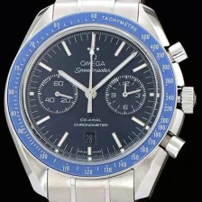 SA급 오메가 남성용 스피드마스터 크로노그래프 블루다이얼 OMG0100 xx